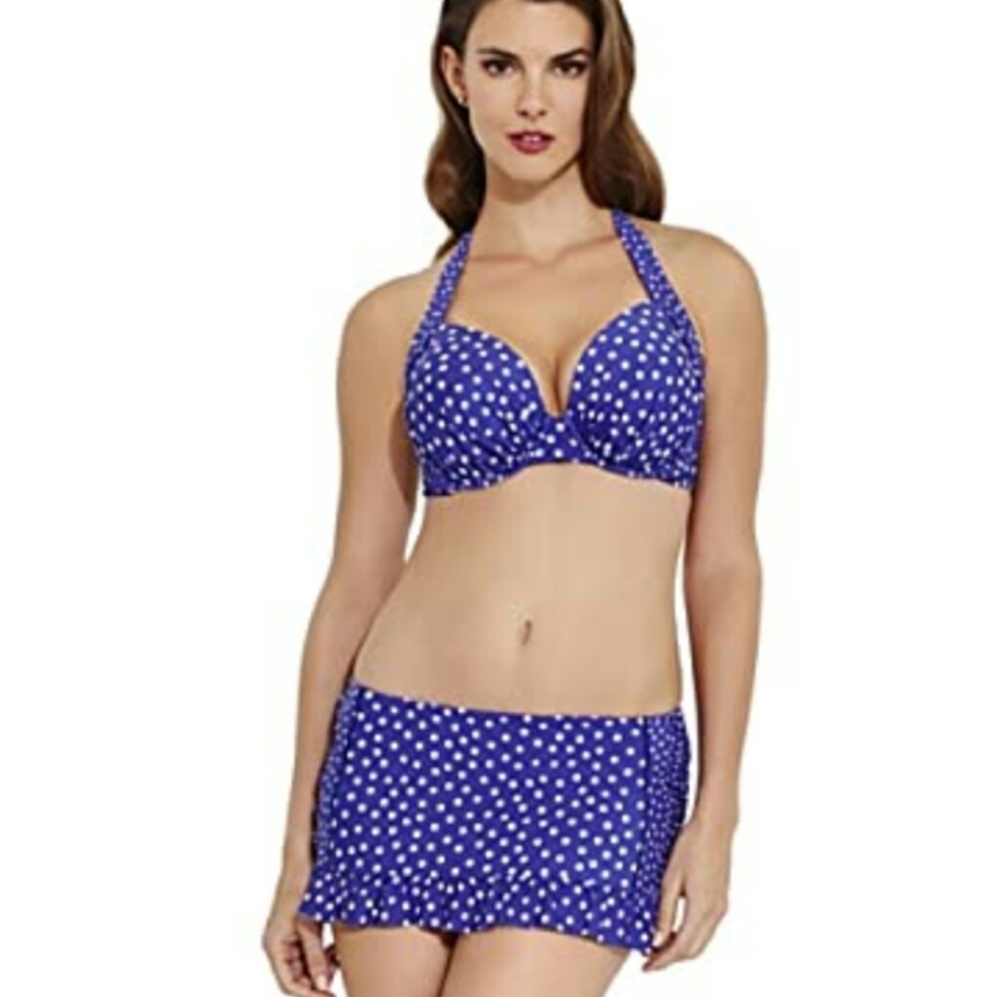 New- JANTZEN 2-pc Skirted Bikini - SIZE 8
